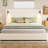 King Size, Upholstered Bed Frame, Beige, High Wingback Headboard, Adjustable Reading Lamp, Port, Soft Foam, No Box Spring, Fast Setup Wingback, Easy