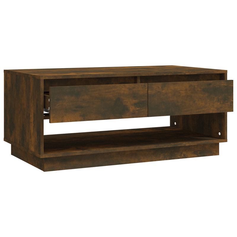 Coffee Table 102.5x55x44 cm Engineered Wood, Brown