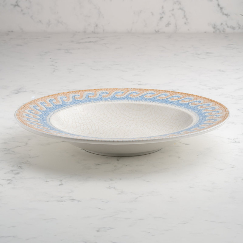 Cruise-Athena Premium Porcelain Modern Deep Dining Plates | Microwave & Dishwasher Safe