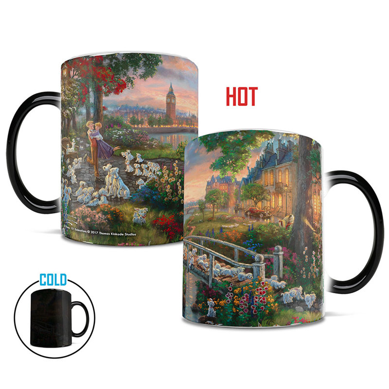 Thomas Kinkade 101 Dalmatians Morphing Mugs - 9 oz