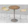 30" L Round Breakroom Table
