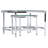 Betteanne Glass Top Nesting Coffee Table