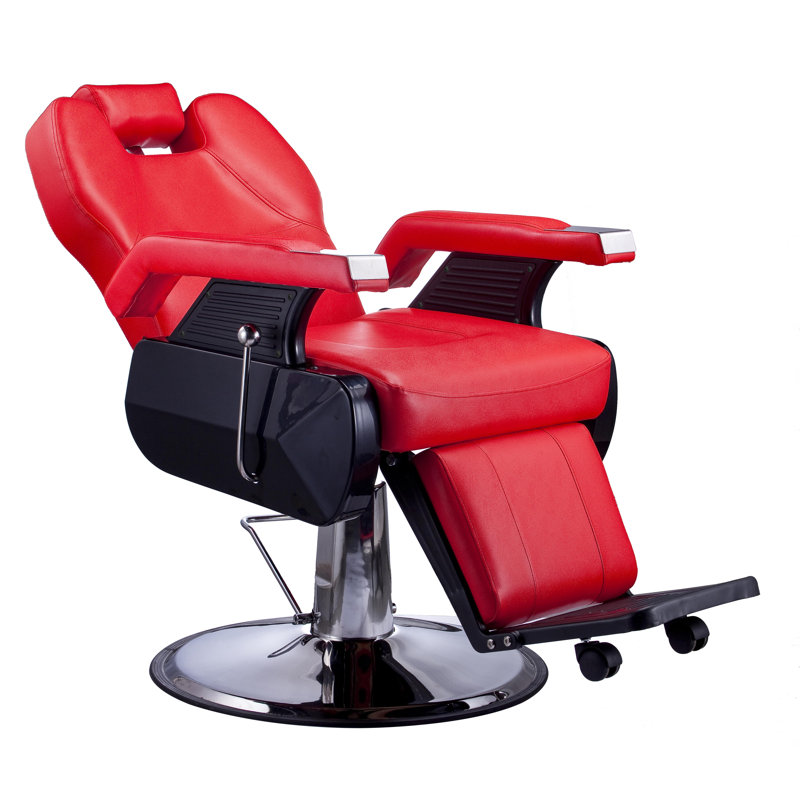 Faux Leather Massage Chair, Red Leather Match