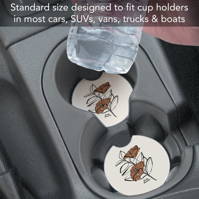 Sous-verre de voiture en pierre Thirstystone