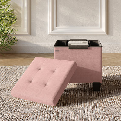 Banc de rangement avec repose-pieds Vérrant