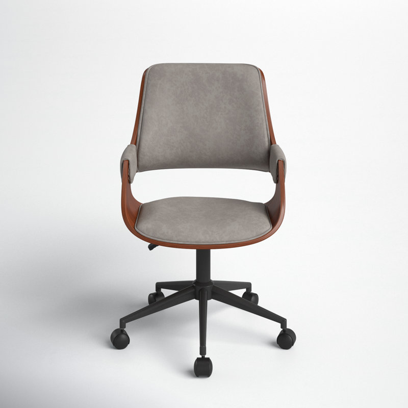 Chaise de bureau Lithonia, Gris