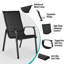 Stacking Patio Dining Armchair-933342352