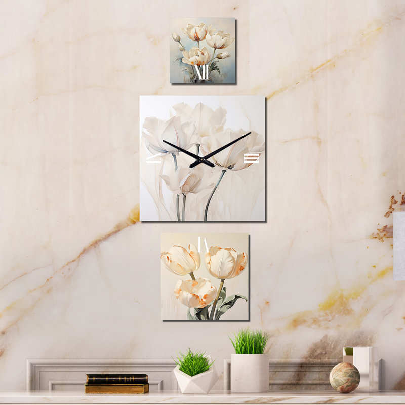 Lyris Metal Wall Clock