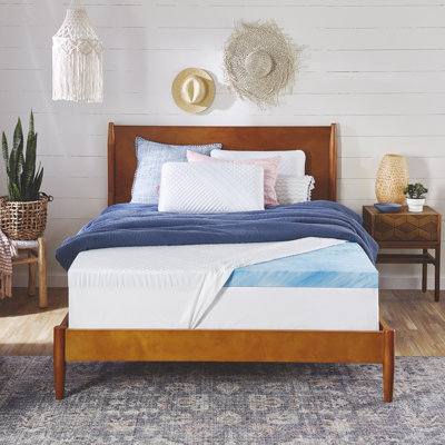 Cool Comfort 3'' Gel Memory Foam Mattress Topper