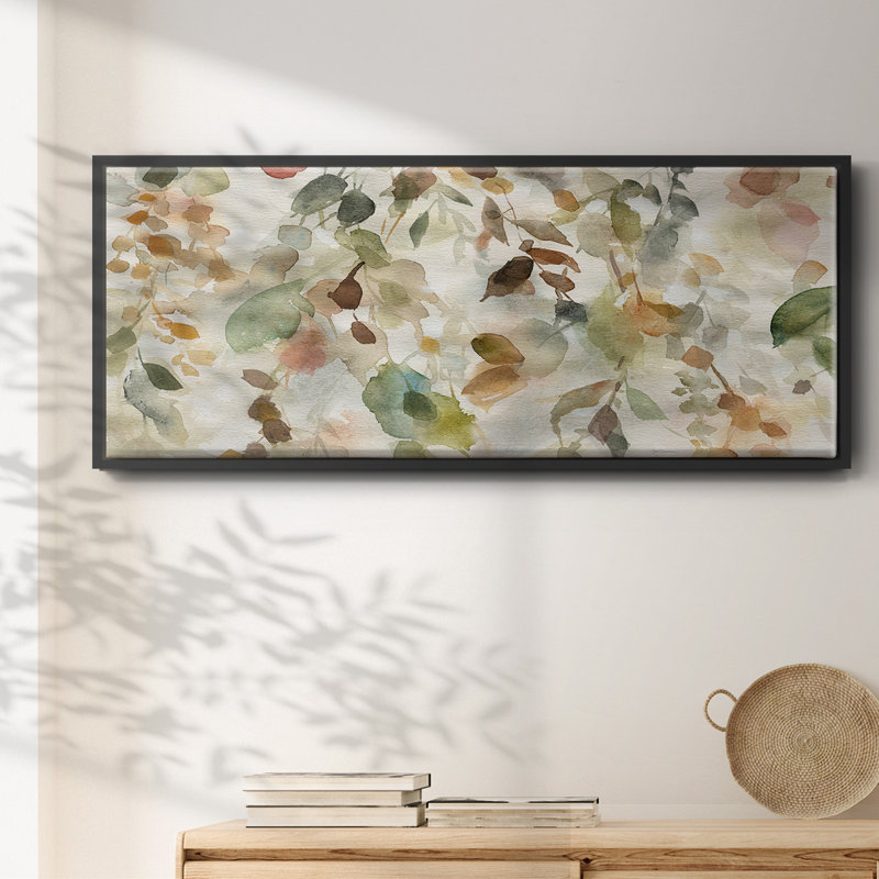 Fall Cascade- Framed Canvas, 24" H x 60" W
