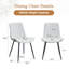 Chaise rembourrée en similicuir moderne-204951179
