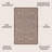 Haggerty Vintage Filigree Textured Weave Taupe/Espresso Indoor/Outdoor Rug-819177946