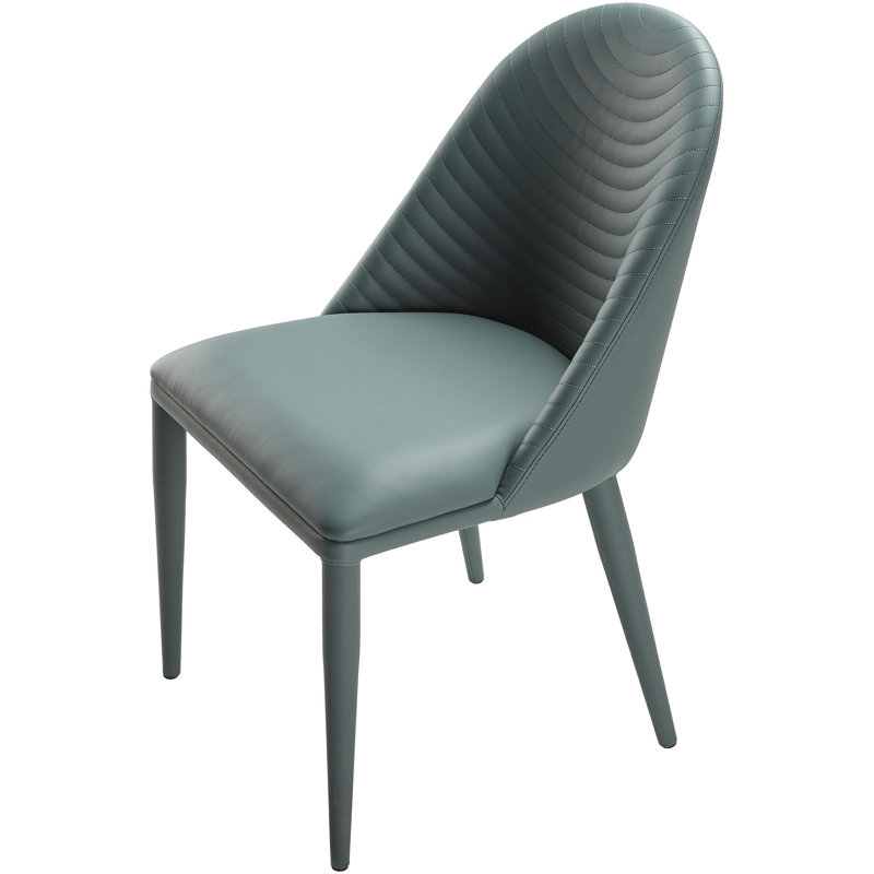 Chaise de salle à manger moderne Cornecia, Bleu