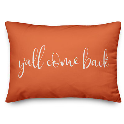  Coussin lombaire intérieur / extérieur Y'all Come Back