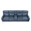 Canapé inclinable en cuir véritable 126,5 po-88998220