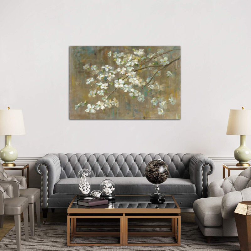 Dogwood In Spring by All That Glitters - Wrapped Canvas Print, 101.6 cm H x 66.04 cm W x 3.175 cm D