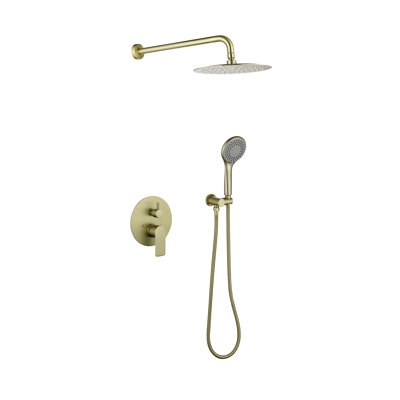 Pressure-Balanced Complete Shower Faucet with Rough-in Valve