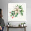 White Poinsettia - reproduction d'art sur toile-182572298-182572309