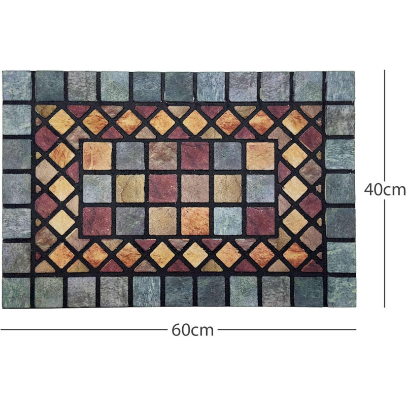 Non-Slip No Pattern Doormat