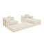 Canapé modulaire de 108 po avec méridienne en forme de L, méridienne désossée avec assise profonde, canapés à compression en éponge sans assemblage, canapé-lit pliant moderne avec dossier amovible-1789512673