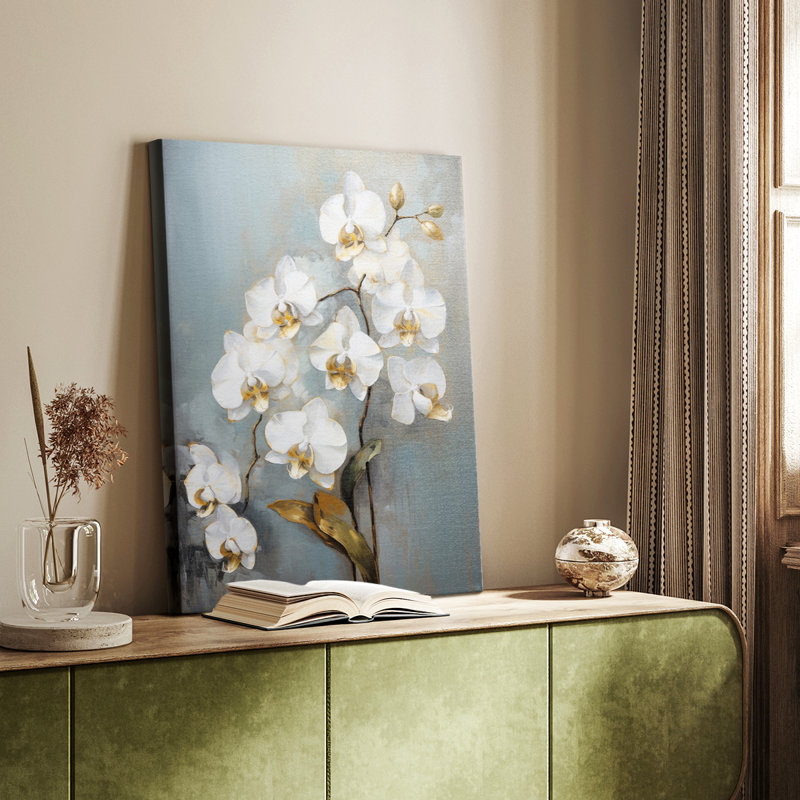 FLORAL Series CXC -Custom Wrapped Gallery Cavas, 18" H x 12" W