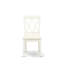Ensemble de salle à manger 5 pièces comprenant une table de salle à manger rectangulaire avec rallonge papillon et 4 chaises de cuisine en lin, blanc lin-1126426563-1126426562-1205666575