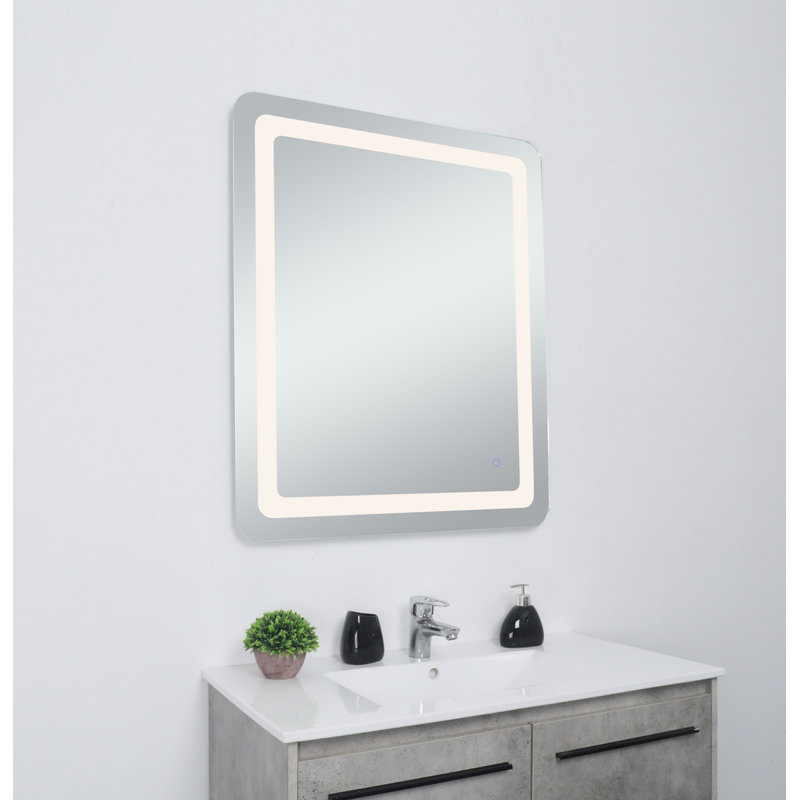 Miroir mural Juliane, Rectangle, 36 po x 30 po