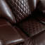 Ensemble de salon inclinable électrique en cuir synthétique 3 pièces avec causeuse et fauteuil inclinable-2113558882
