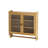 24.8''Glass Door Vintage Double Door Wall Cabinet With Three Tiers Of Storage With Towel Rack,For Bathroom, Kitchen,,Dining Room,Natural-2050043188