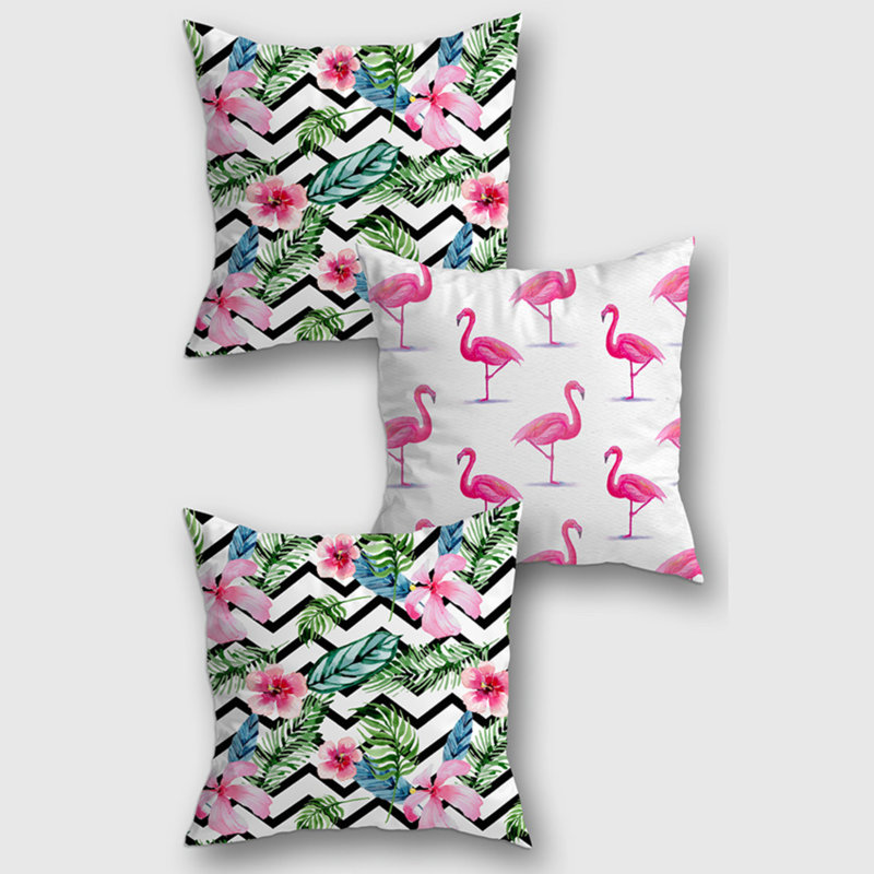 Ensemble de housse de coussin décoratif 3 pièces Trenta