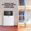 Koolatron 1.7 cu ft Compact Mini Fridge with Freezer + Total Chef Countertop Toaster Oven Combo