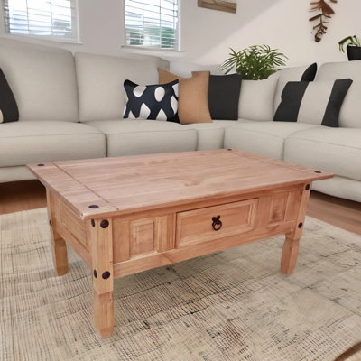 Angelyka Solid Wood Solid Wood Coffee Table