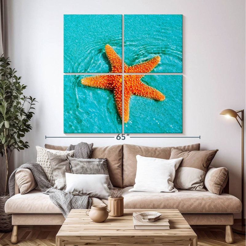 Brampt Submerged Starfish, 50" H x 50" W