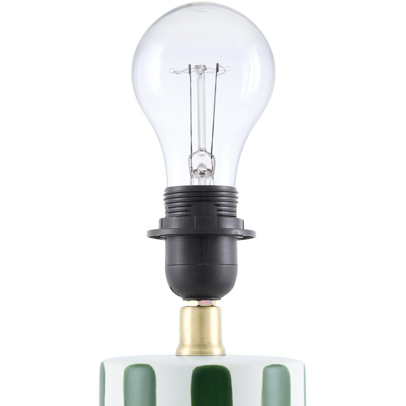 Lampe de table Heurich, Vert/blanc