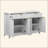 Modern Wave-Pattern Sideboard Cabinet With 2 Drawers And 4 Doors, 3-Level Adjustable Shelves, Aluminum Arc Handles, Scandinavian Style, 3 Colors, Suitable For Entryway, Living Room, Foyer