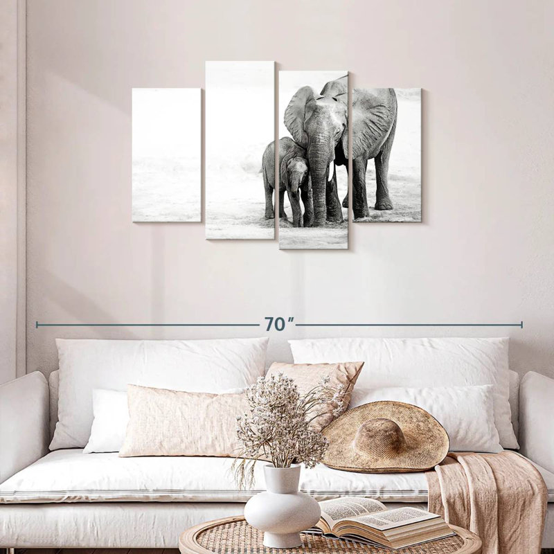 Brampt Cuddling Elephants