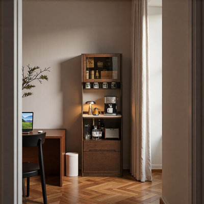 Extremely Narrow Living Room Accent Cabinet