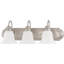 Éclairage pour meuble-lavabo en métal brossé 3 lumières Turcotte-1019301848
