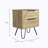2-Drawer Rectangle Nightstand