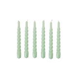 Lacquered Twisted Taper Candles