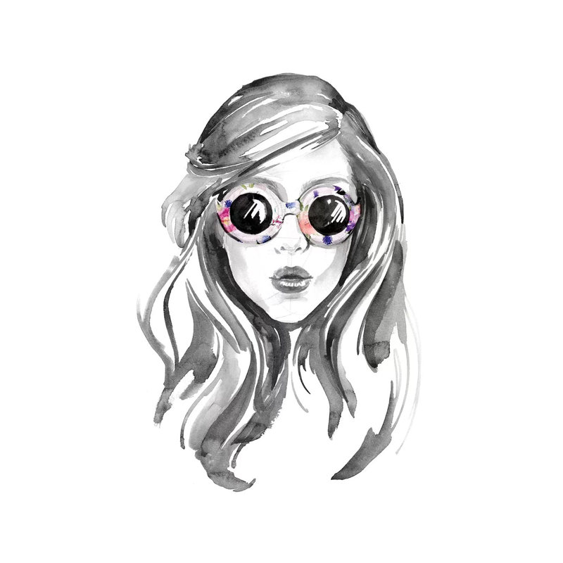 Look Into The Sun(Glasses) II by Jennifer Paxton Parker - Wrapped Canvas Gallery-Wrapped Canvas Giclée