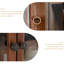 Brun clair + bois manufacturé + vitrines