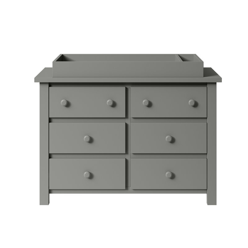 Milk Street Baby  Branch Double Dresser (Stone Grey)