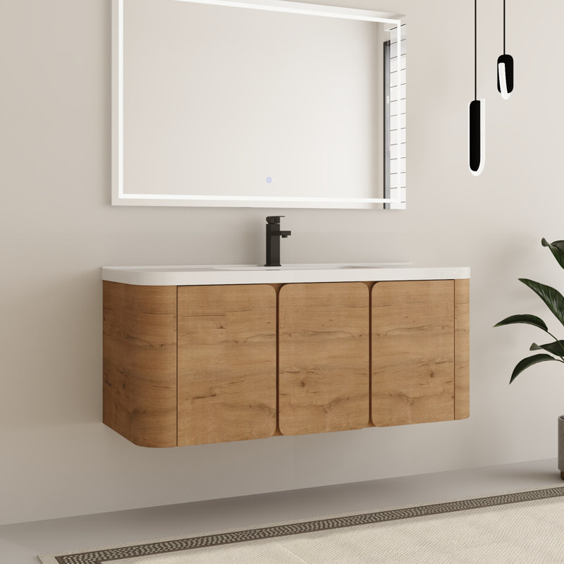Ensemble de meuble-lavabo simple 48 po avec plateau en résine Ardingly, 48"