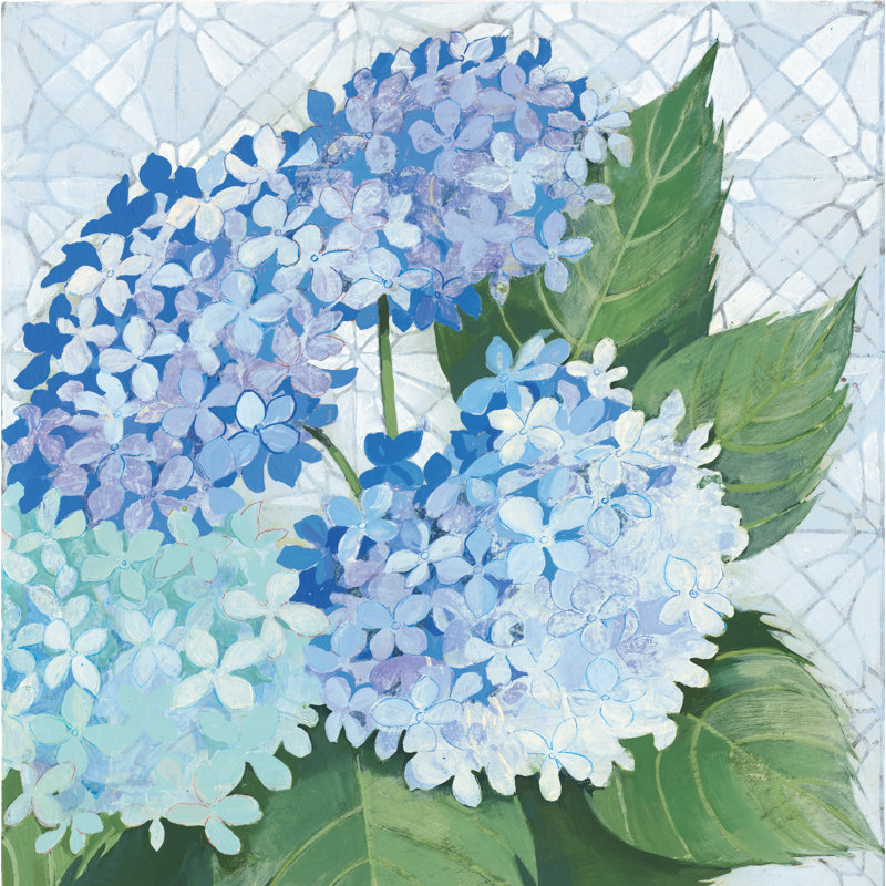 Hortensia décoratif II, H 20 po x l 20 po