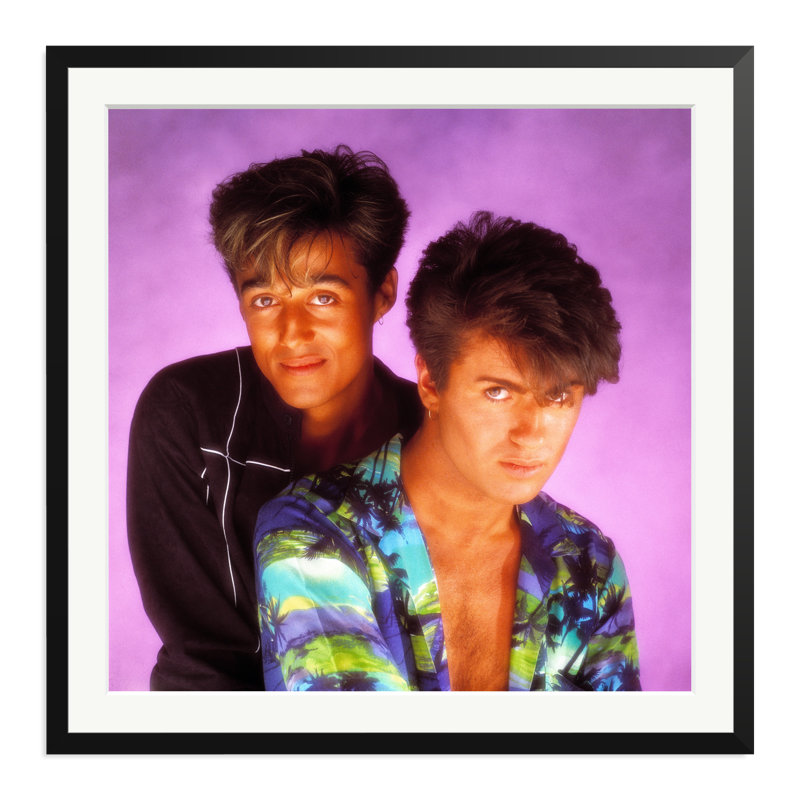 Wham! in London 1983, Black, 33" H x 33" W