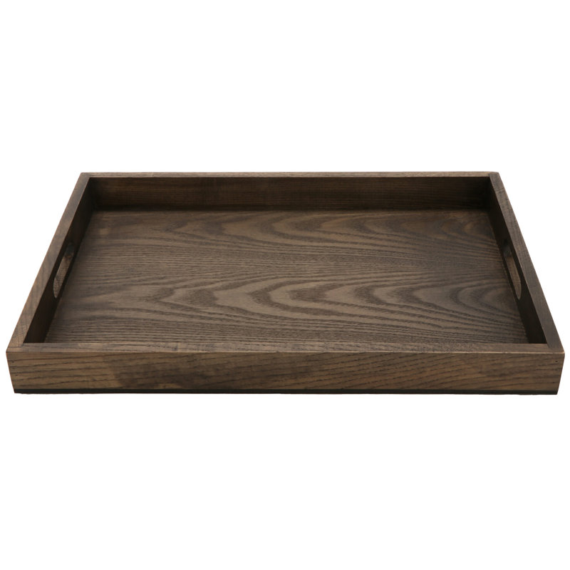 Taproot Wood Tray, 1.75" H x 14.75" W x 19.75" D