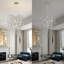 Lustre moderne en cristal 6 lumières-298148687