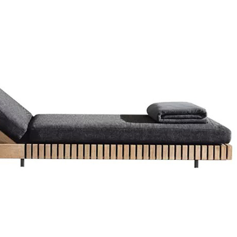 Chaise longue d'extérieur inclinable
