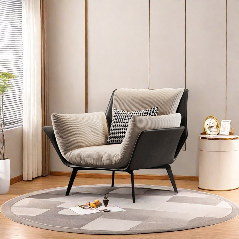 Breau, Mélange de polyester noir / similicuir
